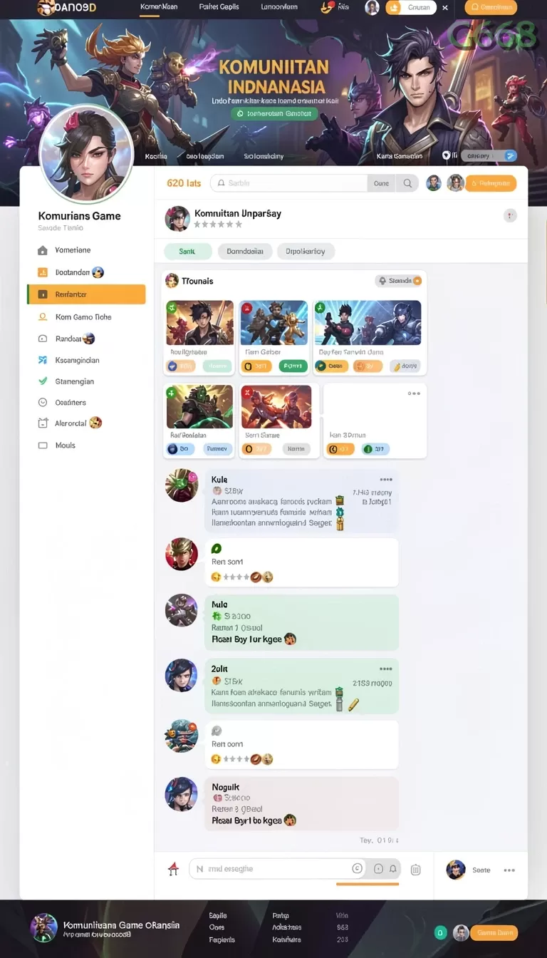 Galeri pratinjau visual g668 build APK resmi terbaru